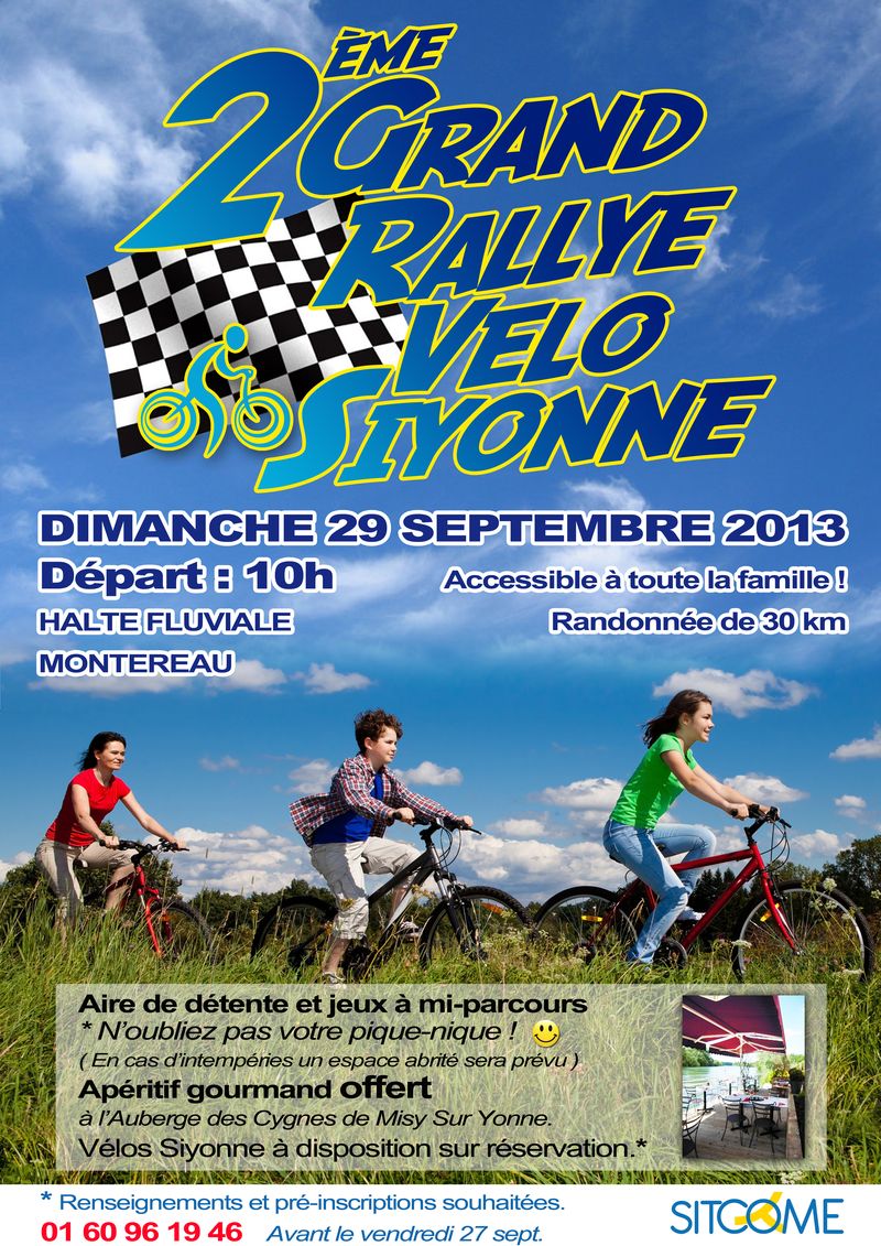 Affiche rallye velo sept 2013