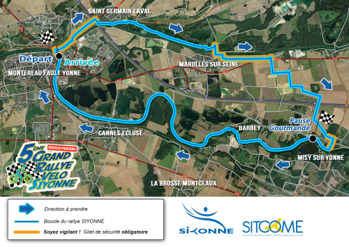 Plan 4eme rallye velo siyonne 2016