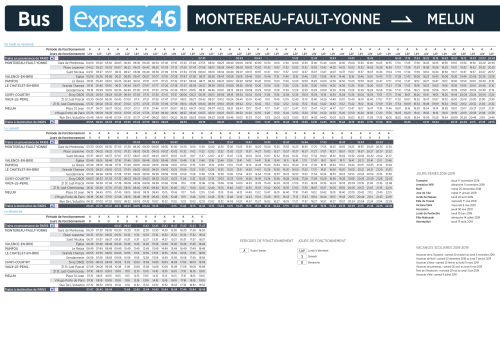 Horaires ligne 18